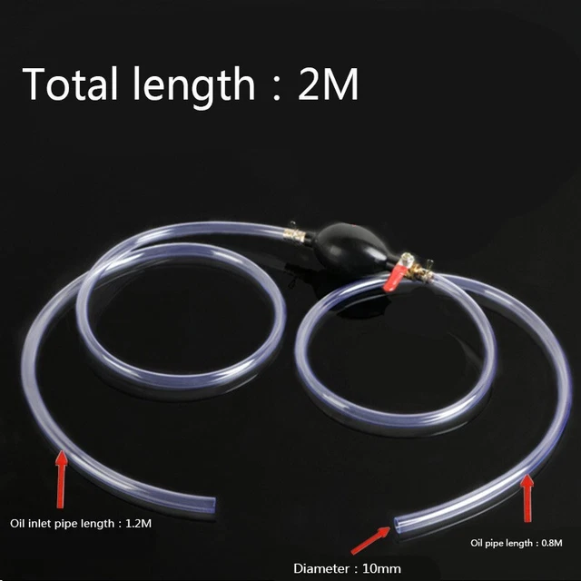 Pompe à Main 8mm Essence/Diesel – Bulbe D'Amorçage Caoutchouc & Aluminium Pour Moteur Bateau/Carburant
