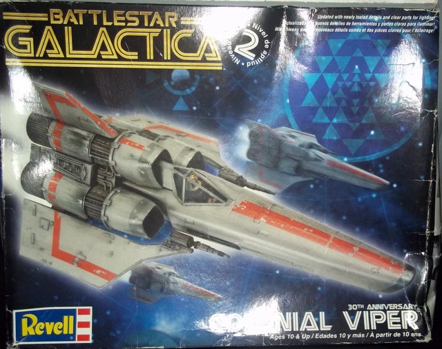 REVELL BATTLESTAR GALACTICA : Colonial Viper Rare Kit 30th Anniversary ...