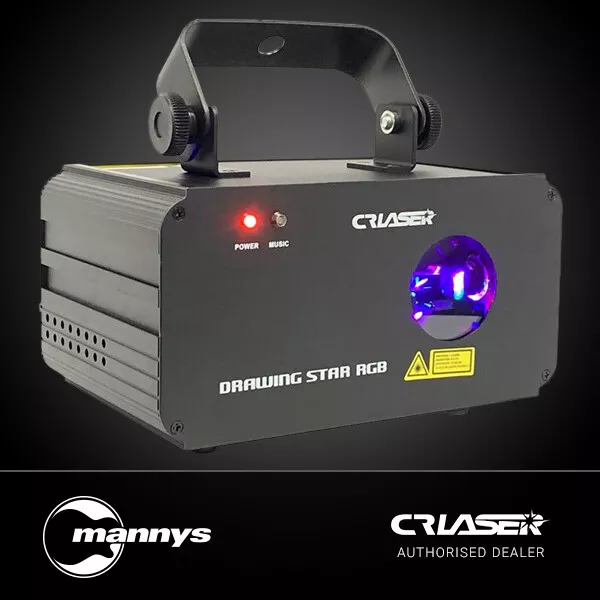 CR Drawing Star RGB Laser (100mW-G + 200mW-R + 500mW-B)