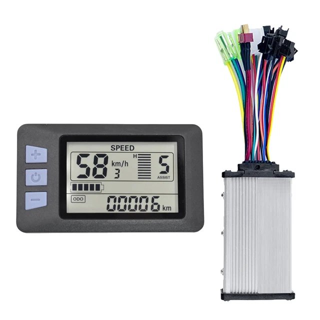 Écran LCD De Tableau De Bord Pour Trottinette électrique Kugoo – 5 Ou 6 Broches, Vitesses, Batterie, Mode – ABS étanche, Facile à Poser