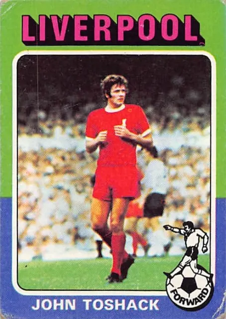 Topps Bazooka Fußballkarte Liverpool FC John Toshack #169
