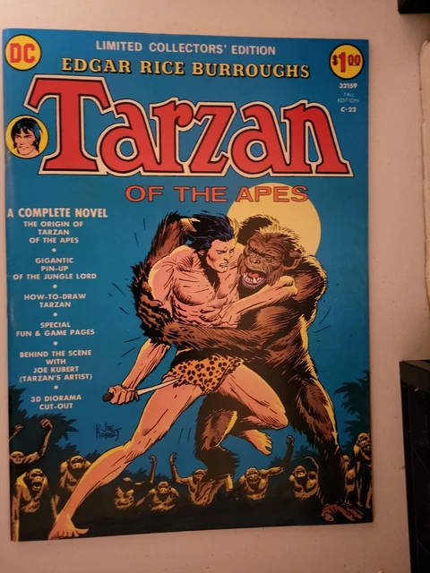 Dc 1973 Tarzan Limited Collectors Edition No. C-22 Oversized Comic Book