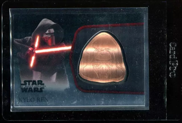 2016 Star Wars The Force Awakens Kylo Ren Bronze Medallion /50 Nmmt *326145