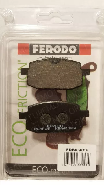 Ferodo Pastiglie Freno Posteriori Malaguti Blog 125 2008- Rear Brake Pads