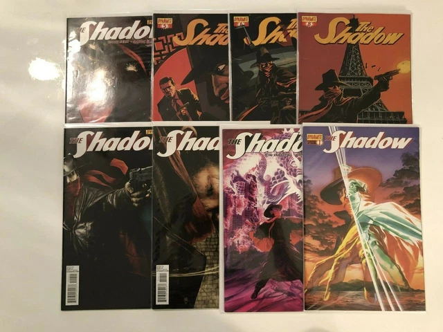 Lot of 8 The Shadow Vol. 5 #1b 5d 6b 8b 9d 10d Annual #1 Special 1 Dynamite 2012