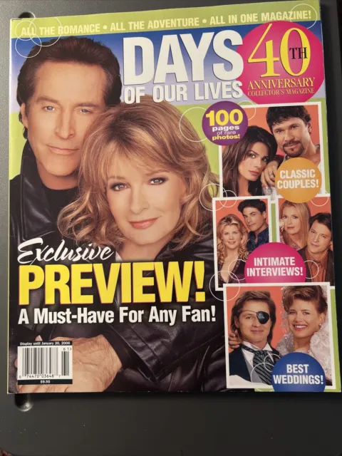 Days of Our Lives 40th Anniversary Collector's Magazine