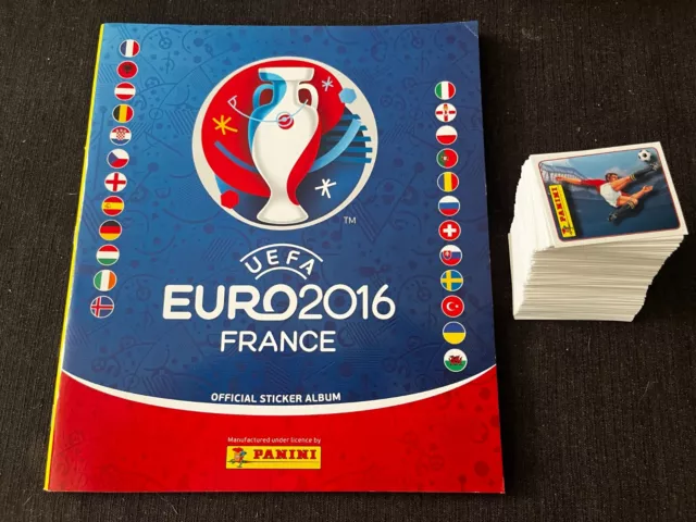 Complete Set Sticker Panini Euro 2016 + Empty Album Vide Version Allemagne Mint