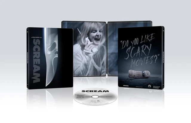 SCREAM (STEELBOOK 4K Ultra-Hd + Blu-Ray) (Limited Edition) (2 Blu Ray ...