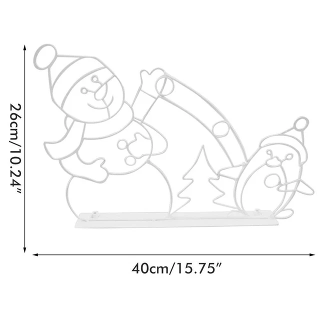 (2) Christmas Animated Ornament DIY Light String Supports To Adjust