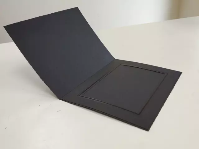 Photo folders - Tap 5x7 Black portrait folder - New pack of 250.