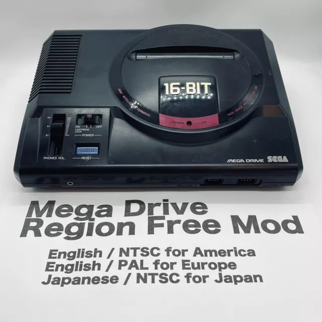  Royal Retro Metal Hyperdrive Version 4.2 For Sega Mega Drive /  Genesis 16 Bit For PAL And NTSC Console (Black) : Video Games