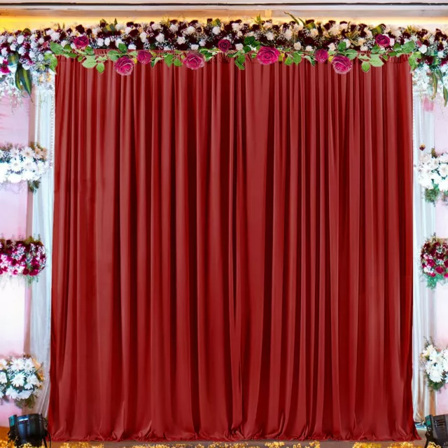 3m/6m Backdrop Curtain Drapes Photography Background Stage Wedding Party Decor