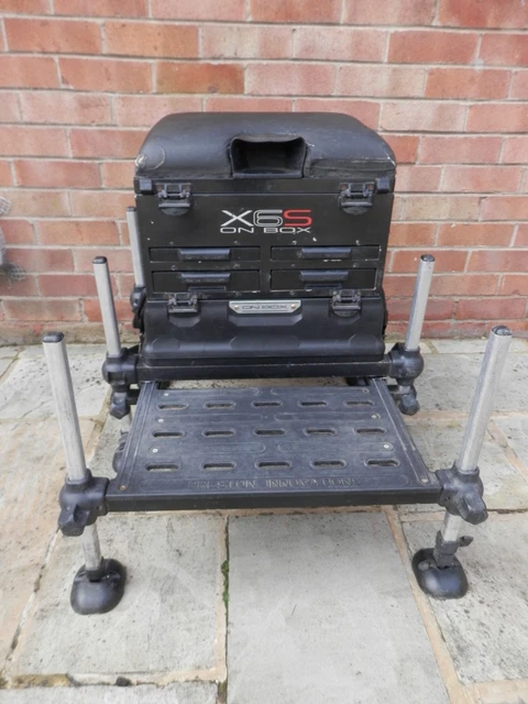 cheap preston fishing boxes Innovations Absolute Compact Seatbox for Anglers MatchFishing Seat Box Second Hand Preston