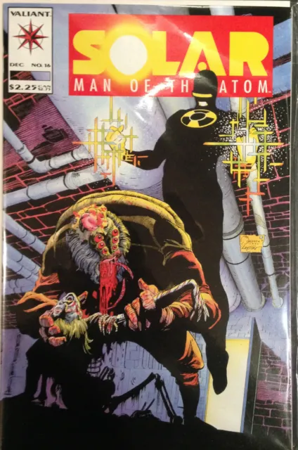 Solar Man of the Atom #16 VF+/ NM- 1st Print Free UK P&P Valiant Comics