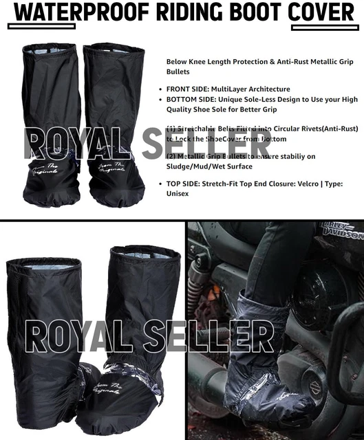 Moto " Impermeabile Equitazione Stivale Cover "