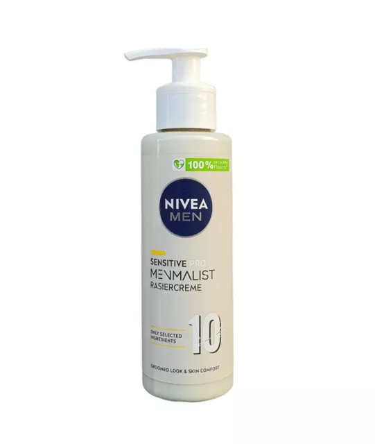 Nivea Men/Sensitive Pro "Menmalist" Rasiercreme 200ml/Rasur/Bartpflege