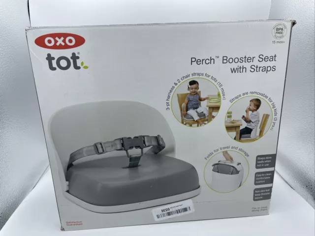 OXO TOT Perch Booster Seat With Straps - Gray 3a