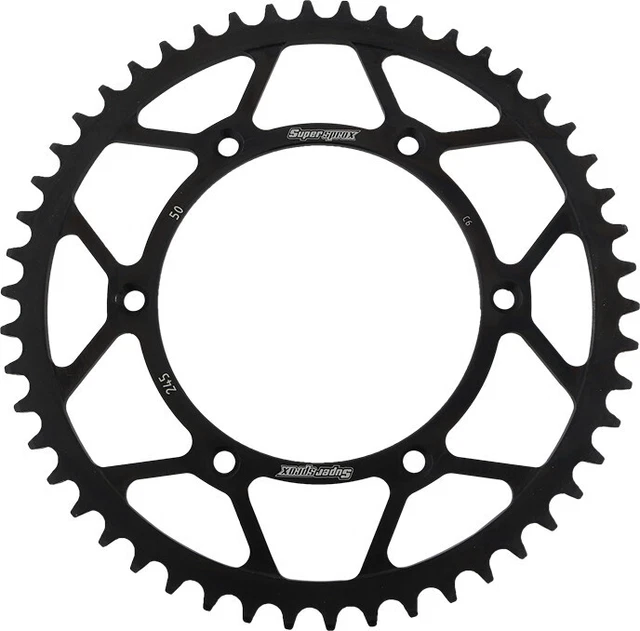Supersprox Rear Steel Sprocket 50T Black RFE-245-50-BLK