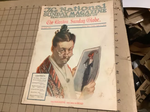 National Sunday Magazine - Boston Sunday Globe - april 12, 1914; grandma fashion