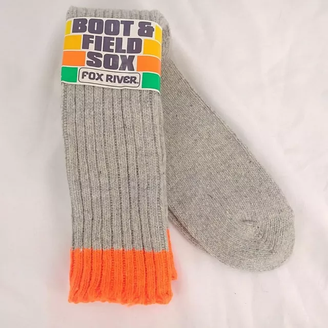 Fox River Wool Blend Size 12-13 Mens Hunting Trapper Boot Field Sock USA MADE
