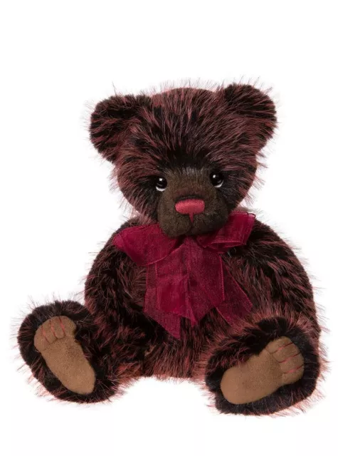 Charlie Bears 2023 | Pluto Collectable Teddy Bear Plush Handmade Soft Fluffy Toy