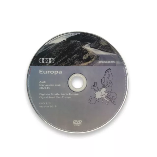 Audi Navigation DVD 2 2019 Plus RNS-E Deutschland + Mitteleuropa