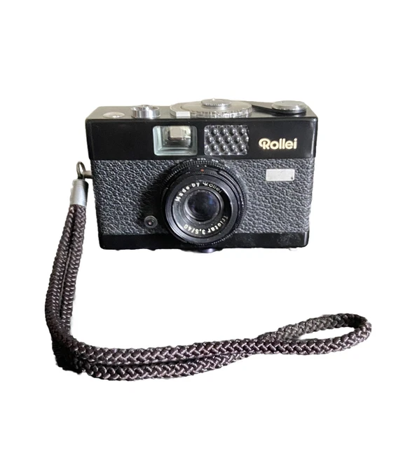 ROLLEI 35B ULTRA COMPACT 35mm FILM CAMERA with 40mm f/3.5 Triotar Lens