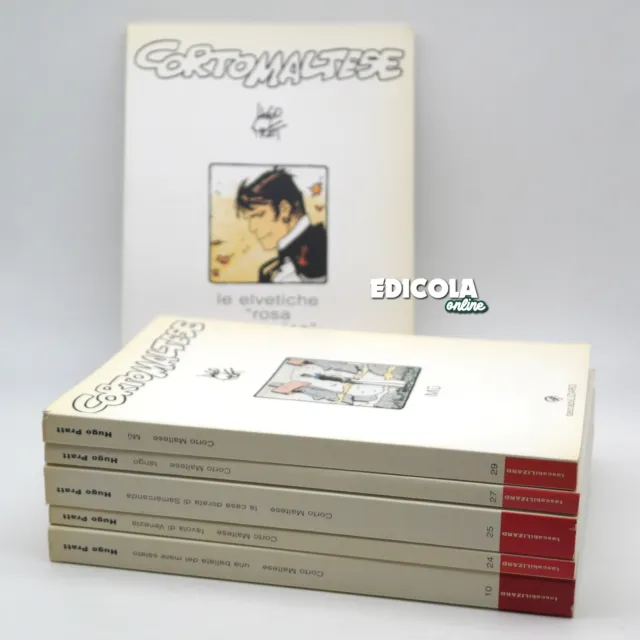 Libro Fumetti CORTO MALTESE di HUGO PRATT Tascabili Lizard Originale Venezia Mu