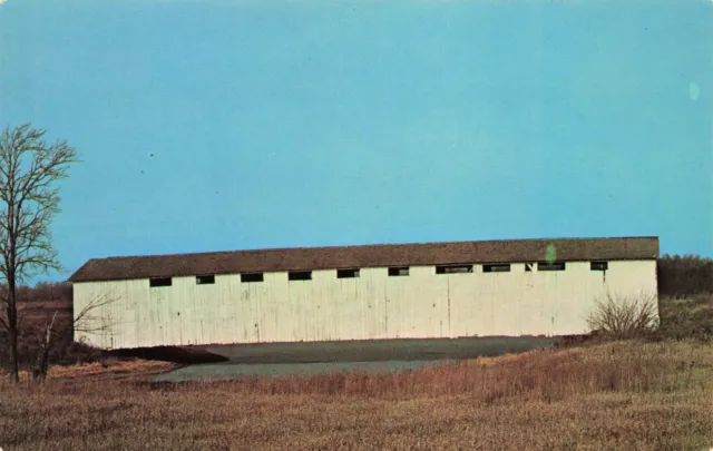 Postal Dora Bridge, sobre el río Salamonie cerca de Dora, condado de Wabash, Indiana