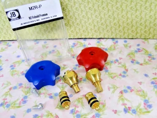 JB Gauge Set, Manifold Parts, M2, 2 Valve Manifold, Refrigeration JB# M2R-P