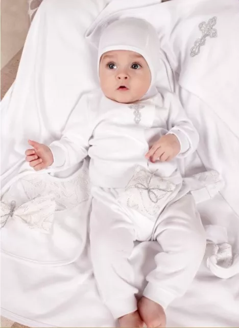 baby boy baptism outfit, christening outfit, baby baptism set with cross clothes