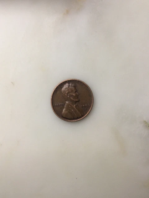 US 1956 D Lincoln wheat penny One Cent Coin Error I In Liberty .