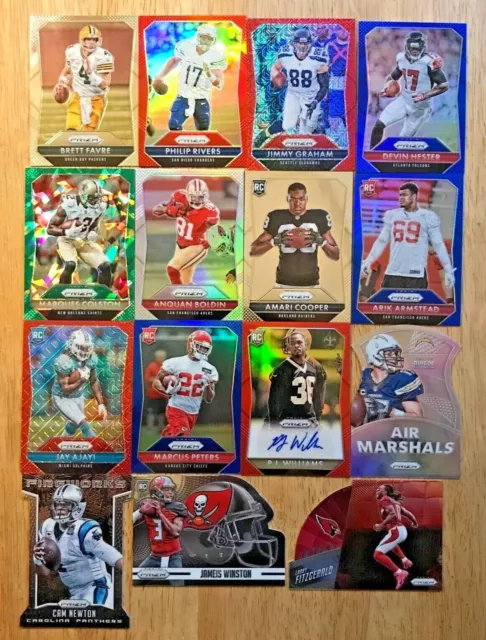 2015 Panini Prizm Football - Pick Your Card - Vets/Rookies/Inserts/Parallels