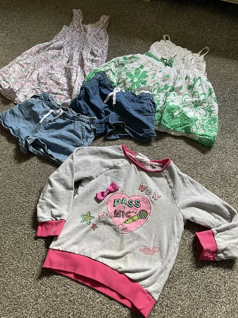 NEW JOJO SIWA Girls Leggings Age 7 8 Dance Gym Bow Primark