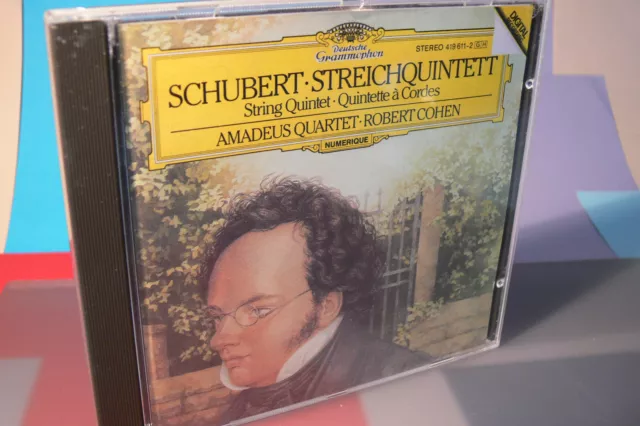 schubert string quintet amadeus quartet robert cohen cd album
