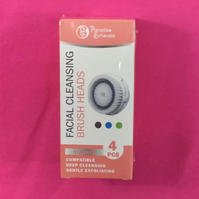 Cabezales de cepillo de limpieza facial Paradise Emerald 4 piezas Clarisonic