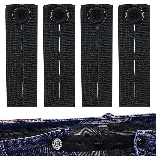 4 Elastici Estensione Vita Per Pantaloni - Regolabili E Comodi, 4 Colori - Foto 6