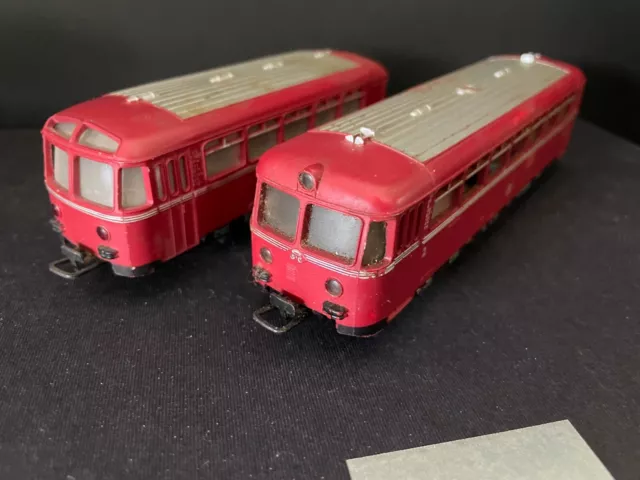 Märklin 3016+4016 HO/AC Schienenbus VT 795 + Beiwagen DB  (CR383-25R2/16/1)