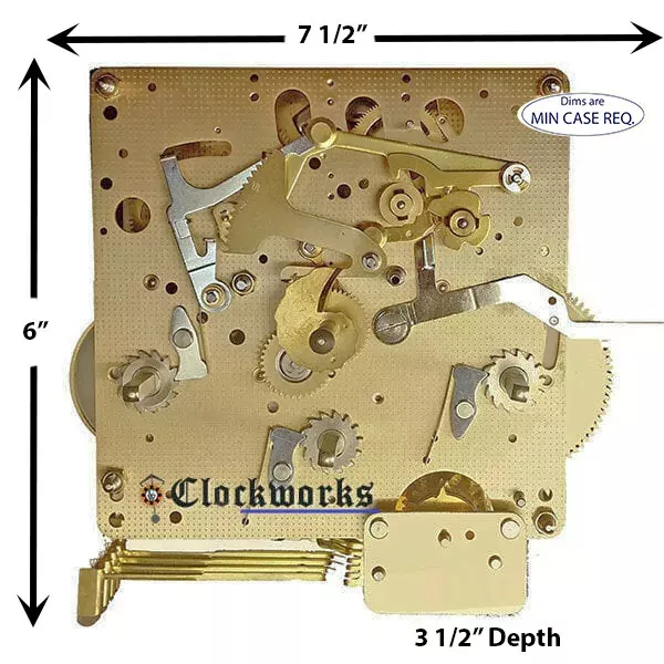 1050-021 Hermle Clock Movement