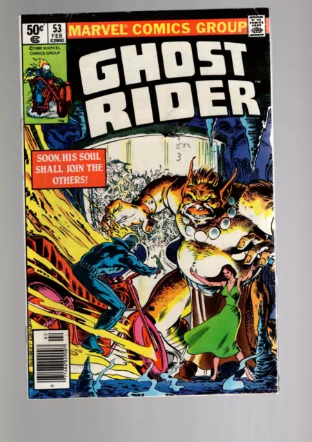 Ghost Rider  53 - Johnny Blaze  -  1973    Series  - Bronze Age  Marvel  Comics