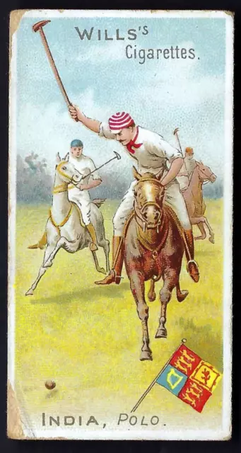 Wills - Sports Of All Nations - #5 India, Polo