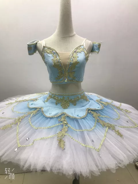 Professional Ballet Dance Skirt Women Girls Classical Pancake Tutu Costumes