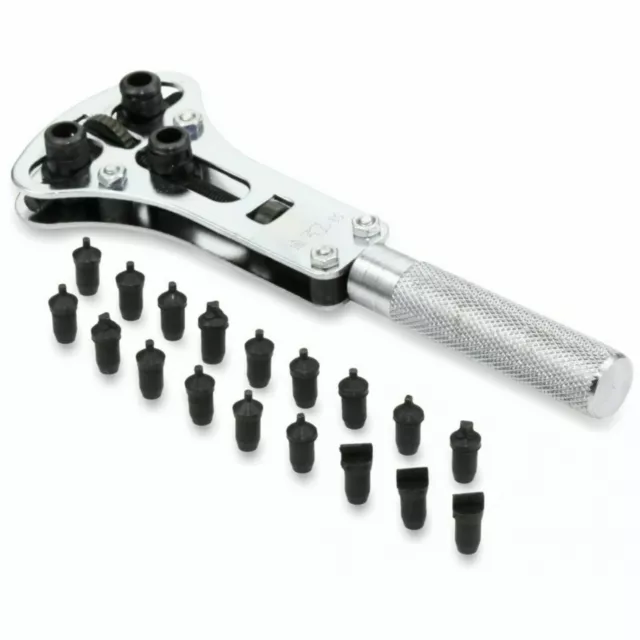 Watch Back Case Opener Screw Wrench Cover Remover Battery Change Repair Tool Kit