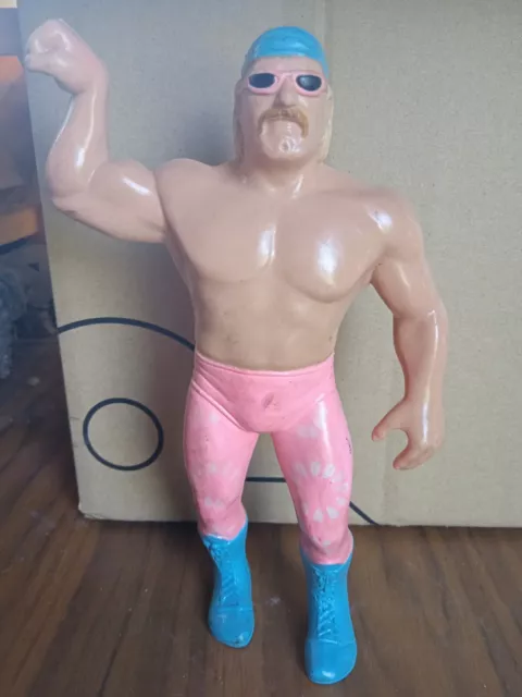 Figura de acción de lucha libre vintage LJN WWF Jesse Ventura