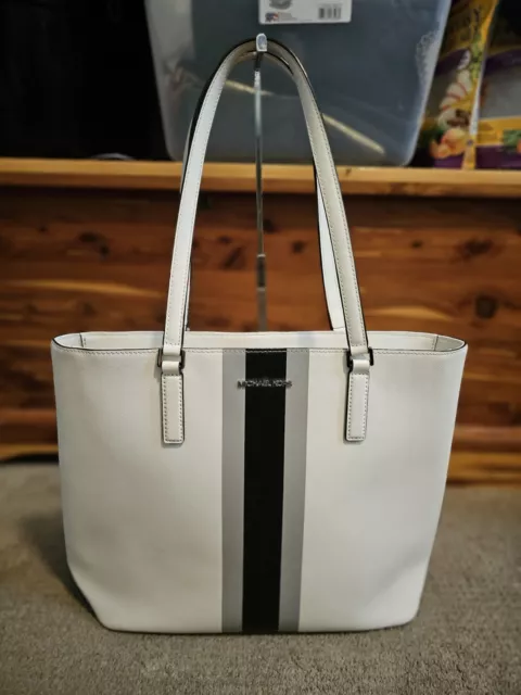 Michael Kors Morgan Large Stripe Tote