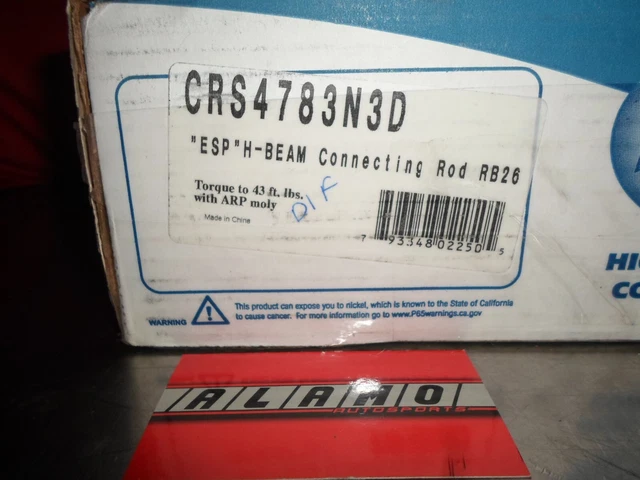 Eagle Rods for Nissan Skyline RB26 set of 6 CRS4783N3D