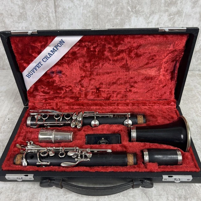 BUFFET CRAMPON CLARINET E13 Bb Used with Soft Case and Hard Case