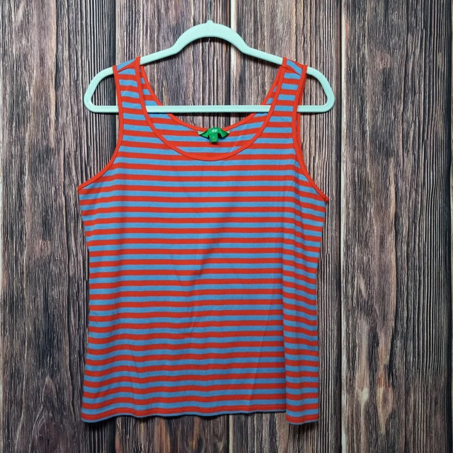 DIP - Tank Top - SIZE XL WOMENS  - Red/Blue, stripped, summer