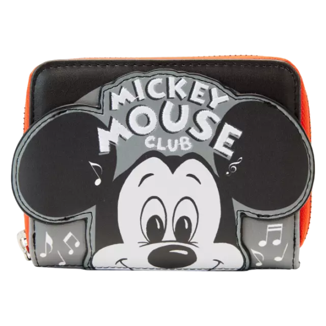 LOUNGEFLY DISNEY 100TH Anniversary Mickey Mouse Club House Zip