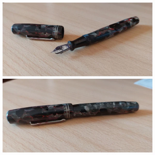 Stylo Plume Ancien À Pompe – Fabrication Française – Modèle Vintage #A22
